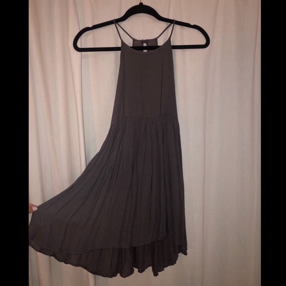 Halter high low top